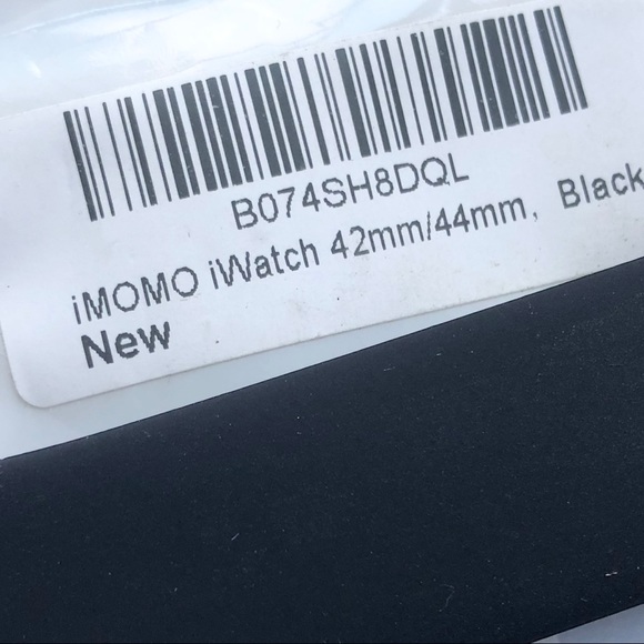 5/$20 NEW BLACK Silicone Sport Band Apple Watch 44/45/49 mm S/M + M/L - Picture 6 of 8